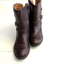 Brown Montana Leather Boots Size 7